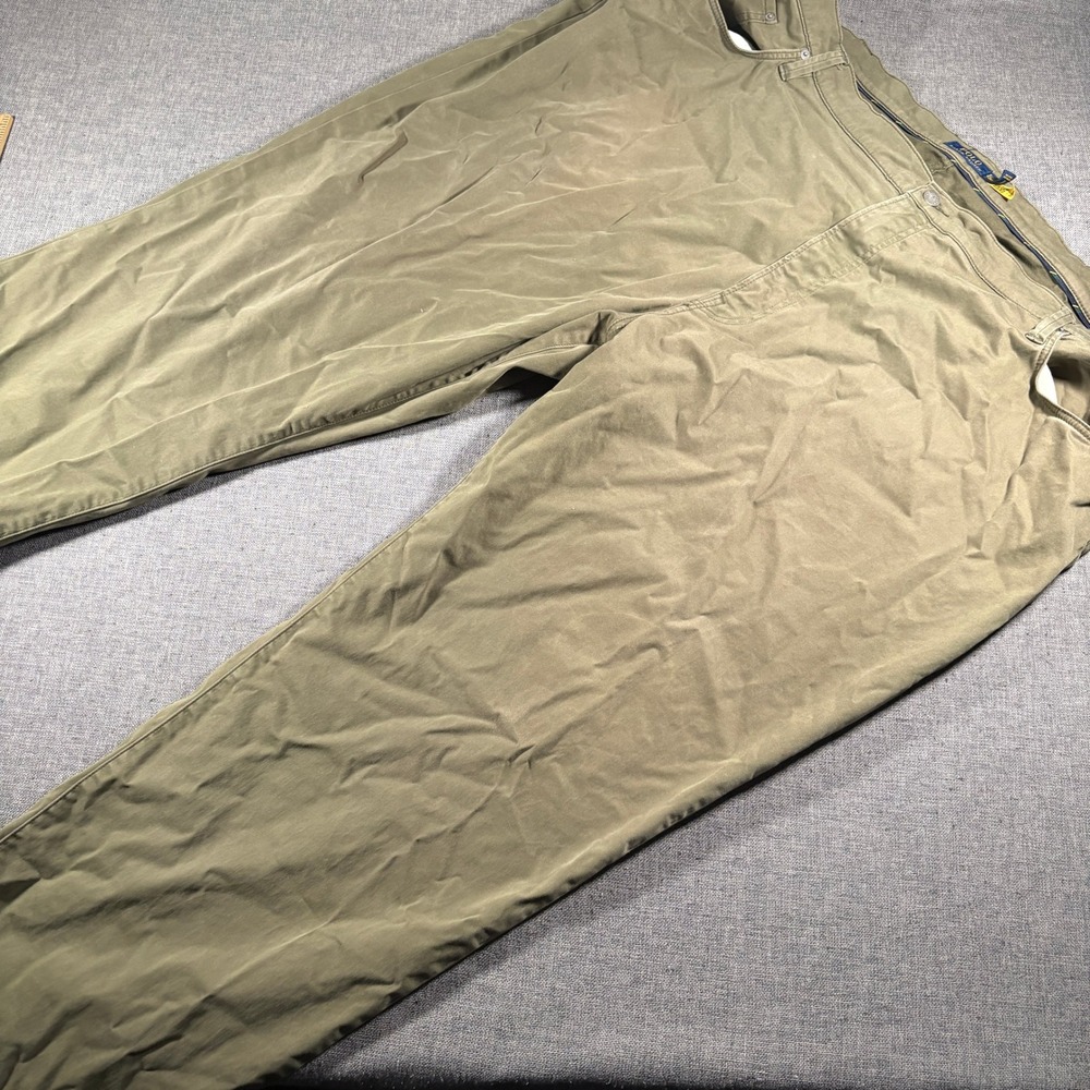 Polo Ralph Lauren Chino Pants Mens 52B/30 Olive Green Classic Fit Stretch Twill